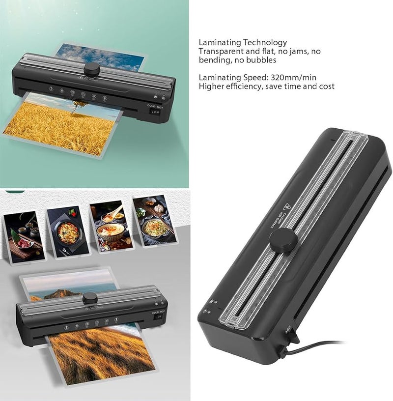 آلة تغليف FNL009 ساخنة وباردة للصور والمستندات من مقاس A4 إلى 3R، بقابس أمريكي 110-120 فولت - Image 4